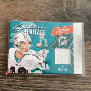 Dan Marino Prestige Jersey Card